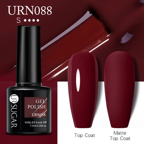 Colour Glitter Nail Gel Polish UV LED Varnish Soak Off Manicure Top & Base Coat - Picture 15 of 119