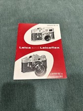 1967 Leitz Leica Leicaflex Camera and Accessories Catalog No. 40 - Used