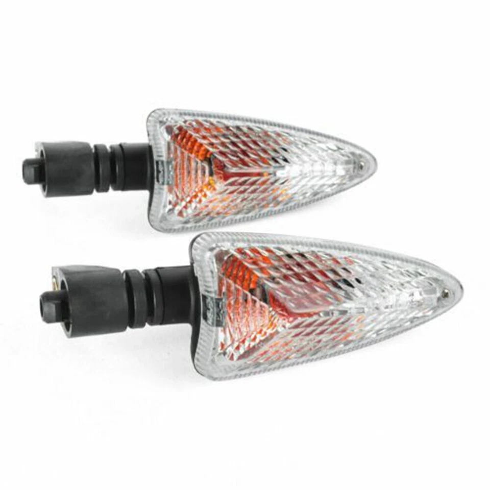 Clear Turn Signals Indicators For BMW R1200GS 2004-2014 Triumph Tiger 1050 07-13 - Image 2 of 4