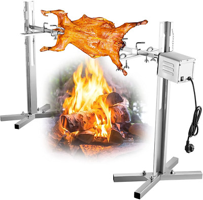 100KG Electric Stainless Steel Rotisserie System Tripod Capacity Motor Outdoor