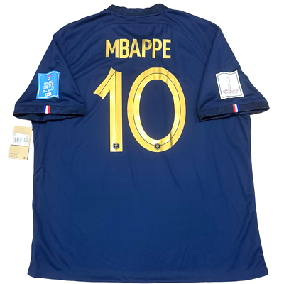 2022年フランス代表 MBAPPE 10 ジャージ 新品 M Nike Men's France 2024/25 Dri-Fit ADV Home Jersey w/ Mbappe #10