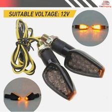 2X Mini Motorcycle LED Turn Signals Blinker L...