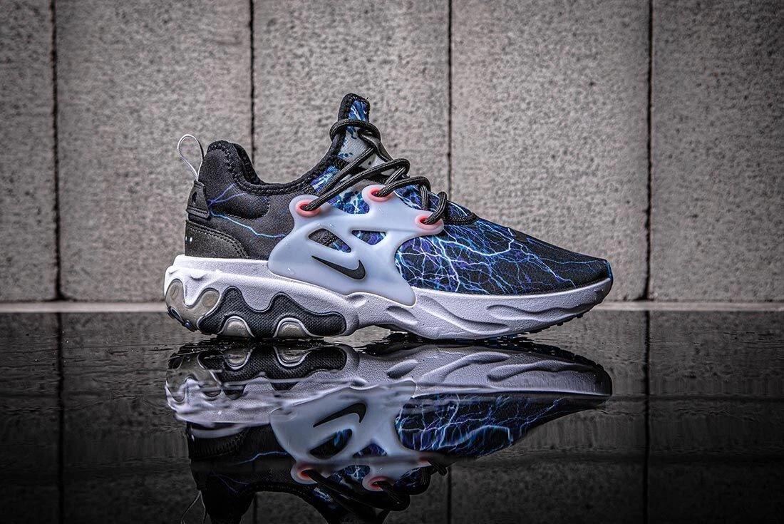 Nike presto cheap react black white