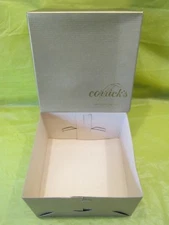 CORRICK'S SANTA ROSA CALIFORNIA DEPARTMENT STORE GIFT BOX VINTAGE THIN FOLD DOWN