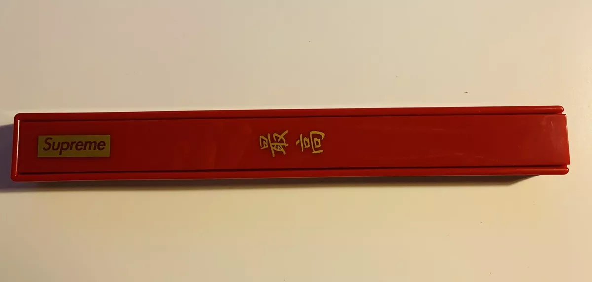 SUPREME CHOPSTICKS RED FW17 2017 ACCESSORY BOX LOGO