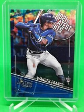 2022 Topps Series 1 WANDER FRANCO 2021s Greatest Hits Foil Insert Rays RC 21GH-5