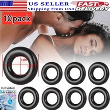 10PCS Cock Ring Super Strong Stretchy Stay Harder Penis Rings Cockring For Men