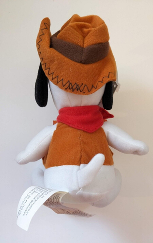 NWT Peanuts Halloween SNOOPY Plush Cowboy Sheriff Costume Whitmans Chocolate 6" - Picture 6 of 7