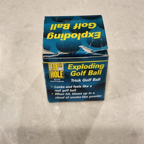(1) Exploding Trick Golf Ball 19th Hole Golf. Looks & Feels Real! NIB - Picture 3 of 5