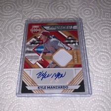 Kyle Manzardo 2021 Panini EEE Prospect Materials Signatures 13/49 Rays