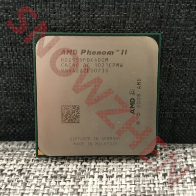 AMD Phenom II X4 955 CPU Quad-Core 3.2 GHz 6M HDZ955FBK4DGM 125W Processor