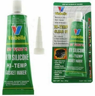VISBELLA HIGH TEMP CLEAR RTV SILIKON DICHTUNGSMASCHINE 100% SILIKON - 85ml