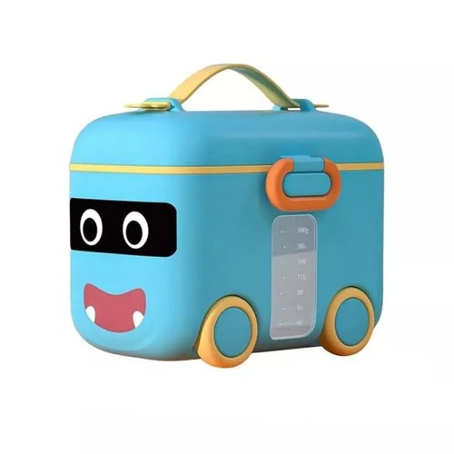 Caja de almacenamiento de polvo de doble capa PP Snacks taza recipiente bebé - Imagen 13 de 14