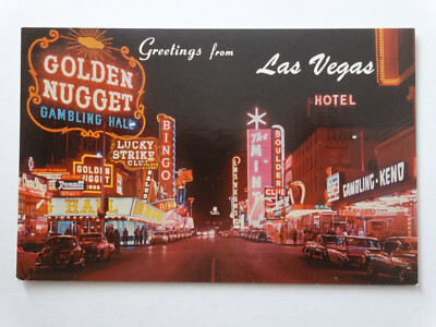 Juni 1966, Grüße aus Las Vegas Amerika/USA Postkarte