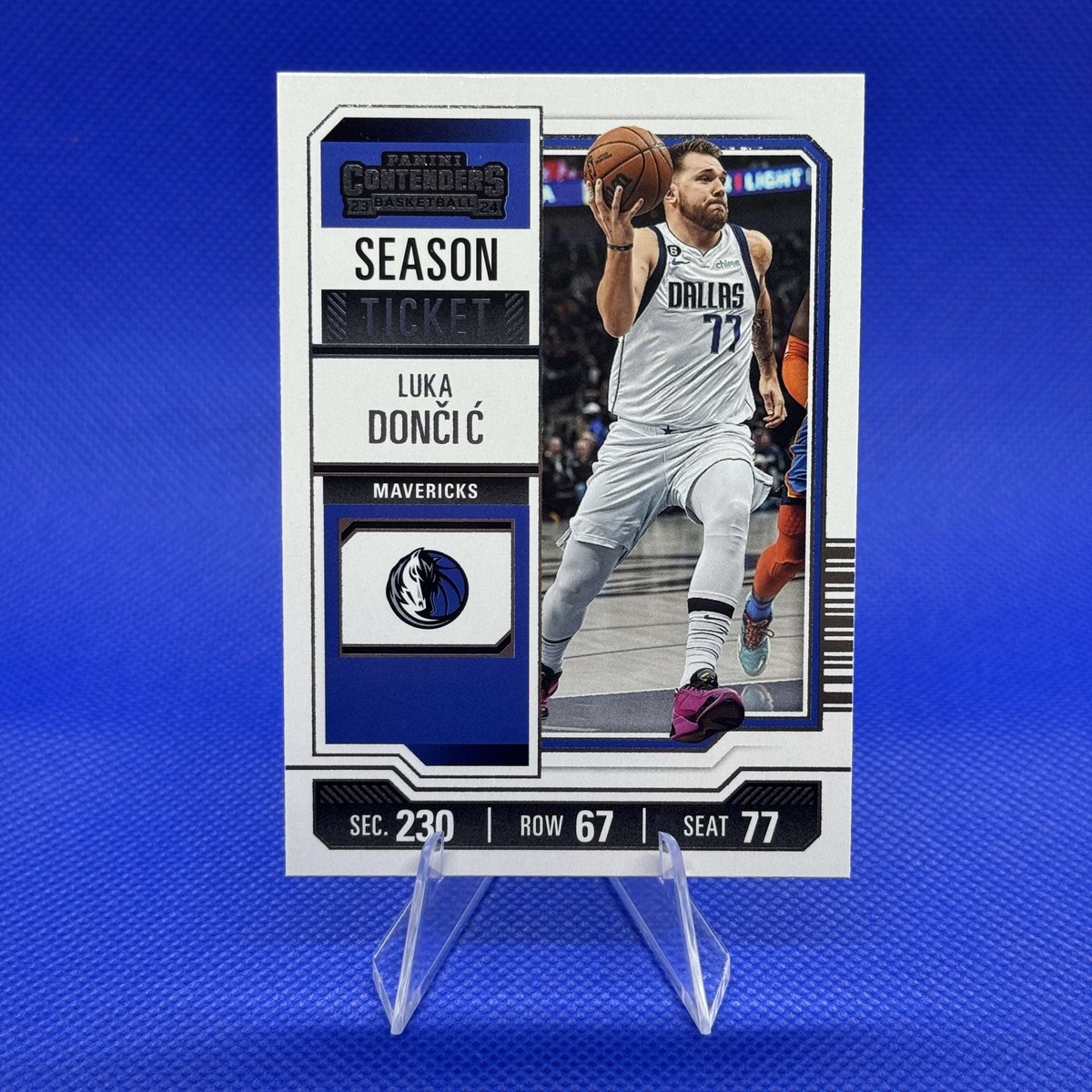 luka doncic Panini Contenders 75シリ 2021-22 Panini Contenders Optic Uniformity Blue Cracked Ice
