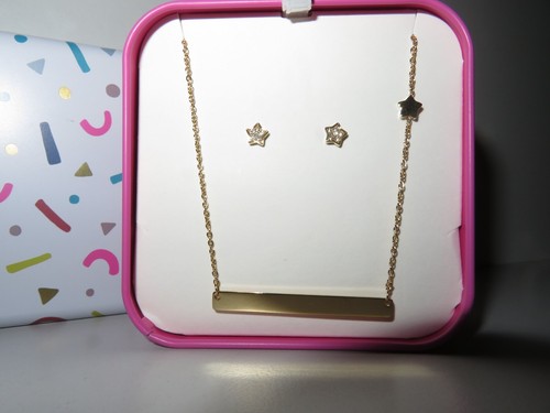 FOSSIL Damen Kette Ohrringe Set Stern goldfarben JF03048710 in Geschenkbox NEU - Bild 4 von 4