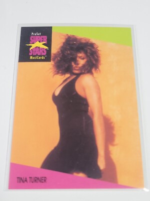 TINA TURNER 1991 Pro Set Super Stars Music #100.
