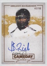 2013 Press Pass Gameday Gallery Bronze 43/99 Sheldon Richardson #GG-SR Auto n0c