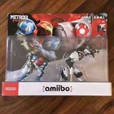 Metroid Dread amiibo Samus & E.M.M.I. Figures 2-Pack Authentic Nintendo CIB