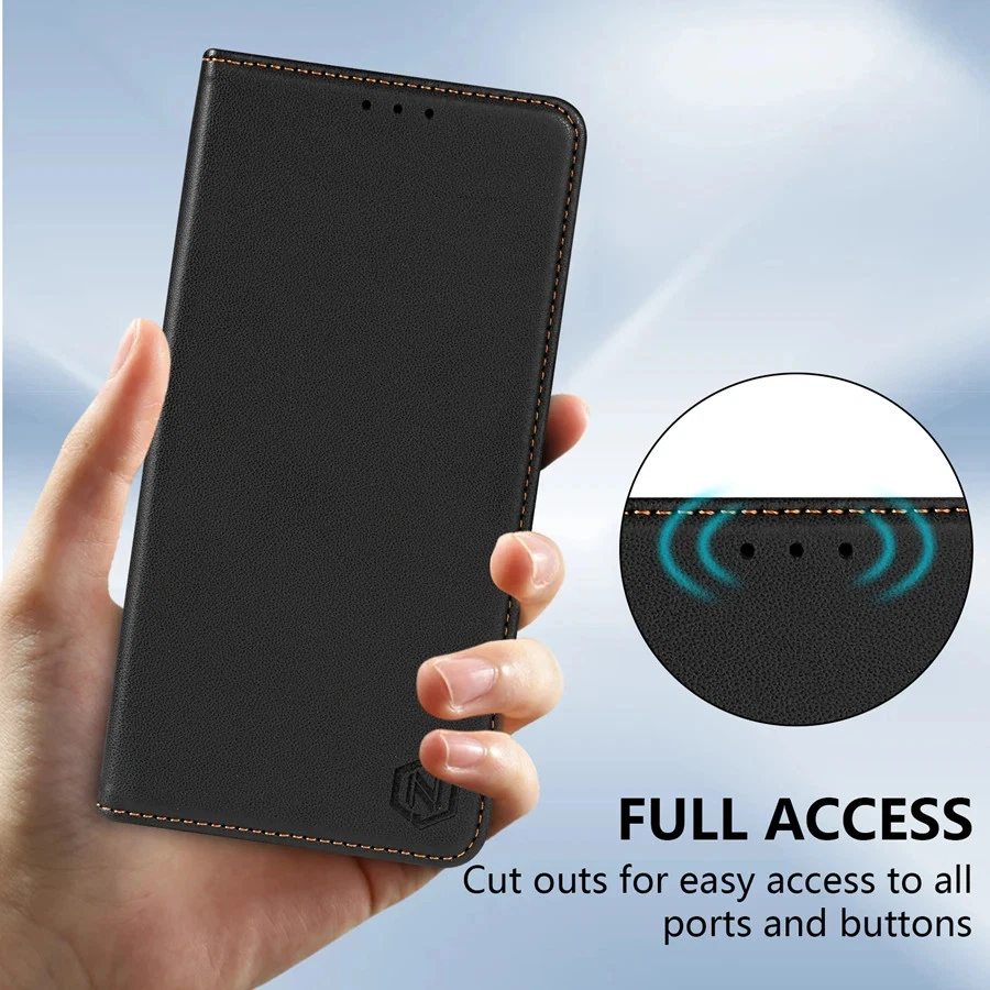 Magnetic Flip Wallet PU Leather Phone Case Compatible with Samsung Galaxy S25 S2 - Image 4 of 4