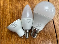 3x Calex LED Smart Light Bulbs Alexa 