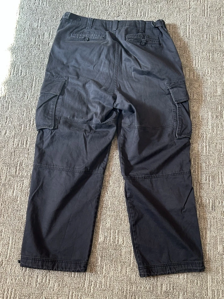 Pantalón cargo Old Navy para hombre '94 reedición negro Foto 4 de 4