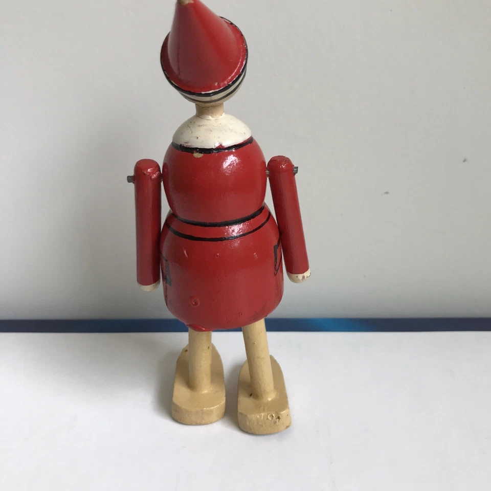 Walkies Wilson de colección muñeca de madera de Pinocho rampa caminante juguete de trabajo muy raro 5" Foto 2 de 4