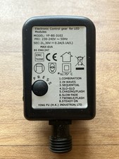 YING FU 30V 6vA SCREW FIT XMAS LED LIGHT FLASH CONTROL POWER ADAPTER YF-BS-3102