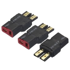 3pcs Male to T-Plug Female Connector Adapter for RC LiPo Battery Converter
