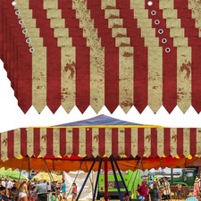 6 Pcs Carnival Circus Tent Awning Decorations Circus Theme Party Decorations ...