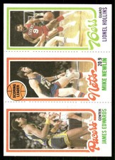 1980-81 Topps James Edwards / Mike Newlin / Lionel Hollins TL #118 / 153 / 182