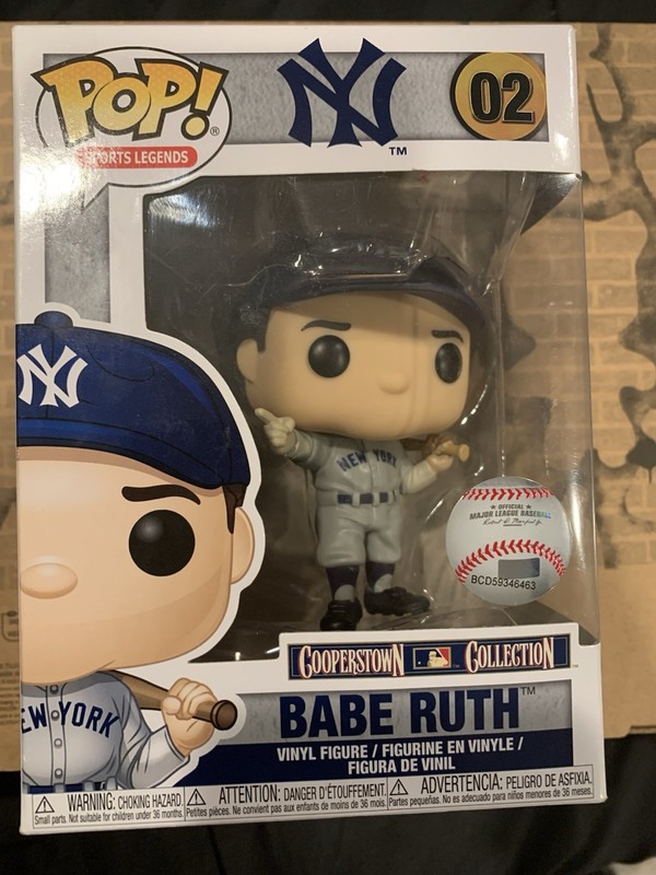 Funko Pop! Sports Legends Babe Ruth New York Yankees #02 Cooperstown Vinyl