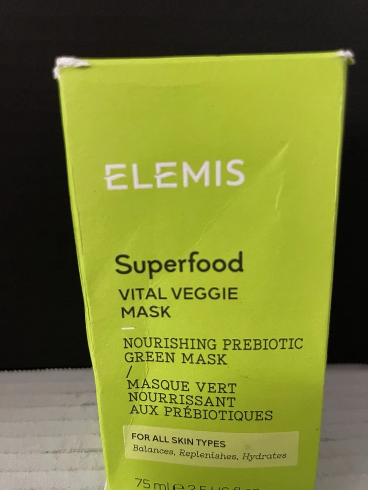 MASCARILLA VEGETARIANA ELEMIS SUPERAOD VITAL NUEVA Tamaño Completo 2.5oz CADUCA 2030 Foto 2 de 3
