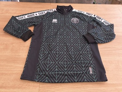 2024/2025 Sheffield United Quarter Zip Training Top Grün/Schwarz S Herren Errea