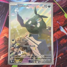 Trubbish 140/086 Illustration Rare SV: White Flare Pokemon TCG NM
