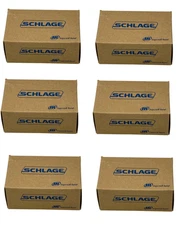 Lot of 6 – Schlage 26-094-626 FSIC Mortise Cylinder Housing – Satin Chrome