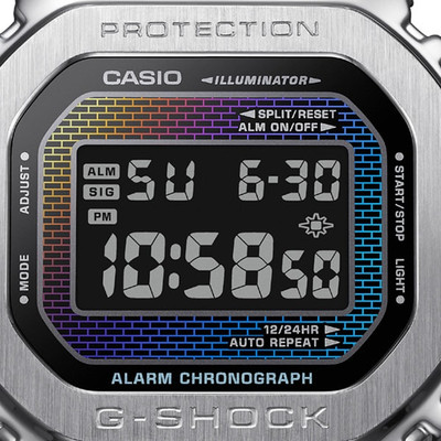CASIO G-SHOCK 　GM-5600RW-1JF Casio G-Shock Digital The Rainbow Brick Wall Series GM