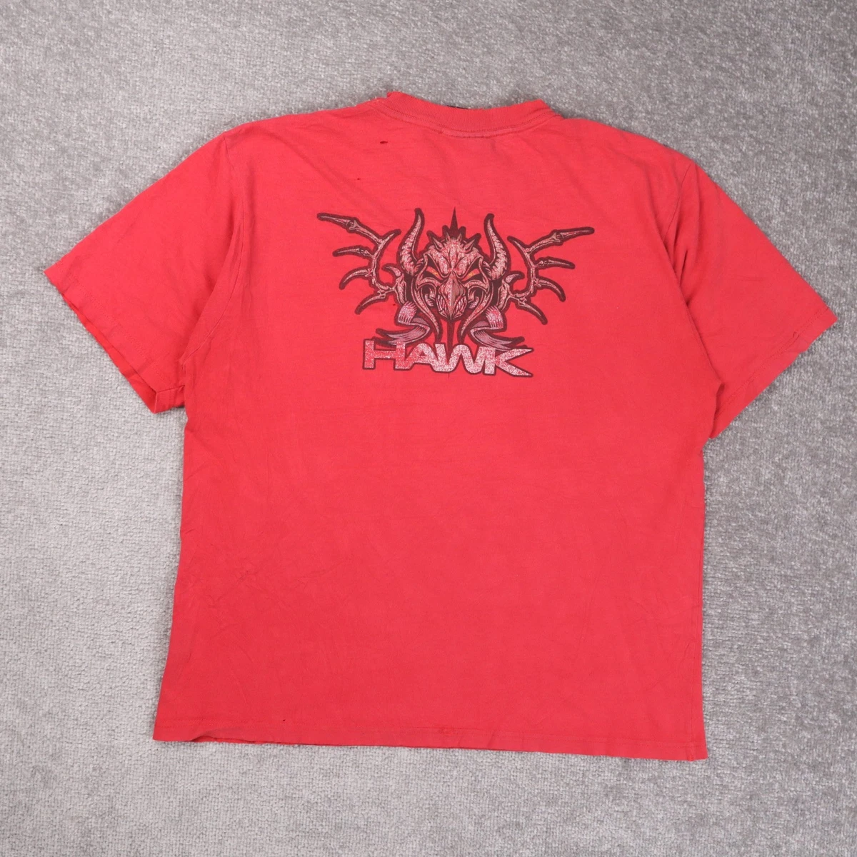 T-shirt Tony Hawk Rouge Manches Longues Taille S - Coton 100% - Occasion Bon état