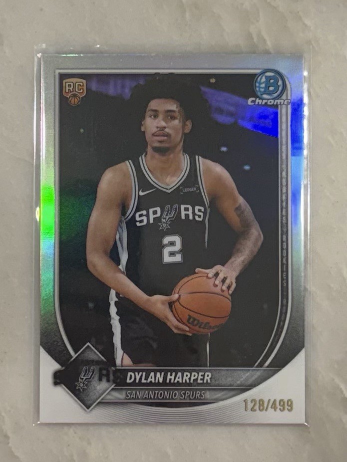 2025 Topps Dylan Harper Bowman Chrome Rookie Silver Refractor /499 No. BCV-2