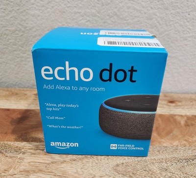 Amazon Echo Dot 3rd Generation Smart Speaker Charcoal Black BRAND NEW SEALED
