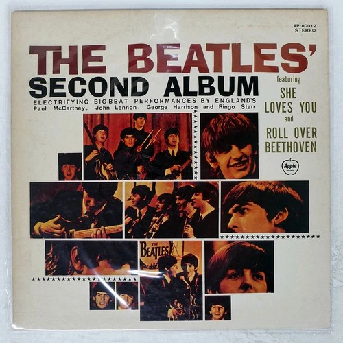 BEATLES SECOND ALBUM APPLE RECORDS AP-80012 Japan VINYL LP