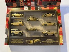 Hot Wheels F.A.O Schwarz 1:64 Metal Cars - Gold, Pack of 8 for
