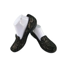 DANSKO Olivia Black Bronze Snake Metallic Shoes US 7.5 Slip On Loafer Clog