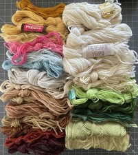 Huge Lot PERSIAN WOOL CREWEL EMBROIDERY  NEEDLEPOINT YARN NICE COLORS   VALUE 