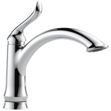 Delta Linden 1353-DST Single Handle Kitchen Faucet - Chrome