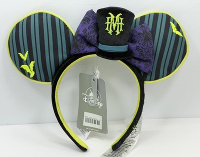 Disney Parks The Haunted Mansion Glow in Dark Ears Headband Castmember outfit