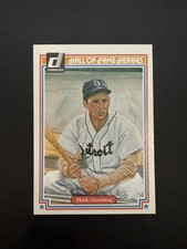 Hank Greenberg 1983 Donruss Hall of Fame Heroes #16 Detroit Tigers See Photos