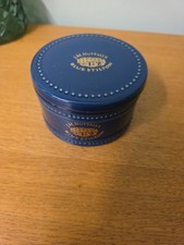 Vintage J. M. Nuttall's Blue Stilton Cobalt Ceramic Lidded Pot - 103 mm diameter