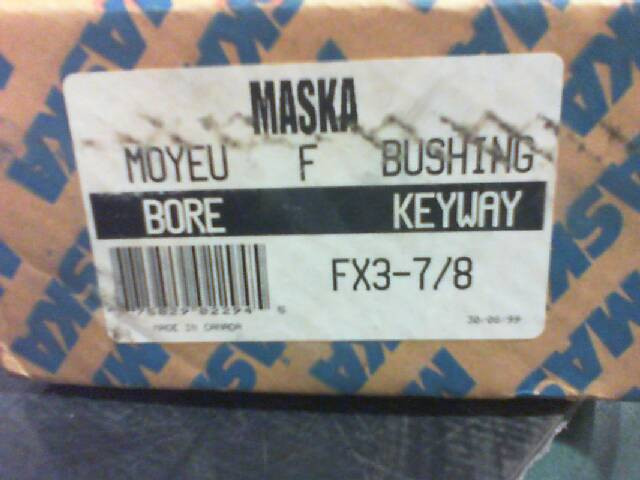 MASKA FX3-7/8 QTL TAPER BUSHING img