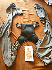 Momcozy Tragetuch f&uuml;r S&auml;uglinge, Grau, mit Aufbewahrungstasche, 3,6 bis 15kg